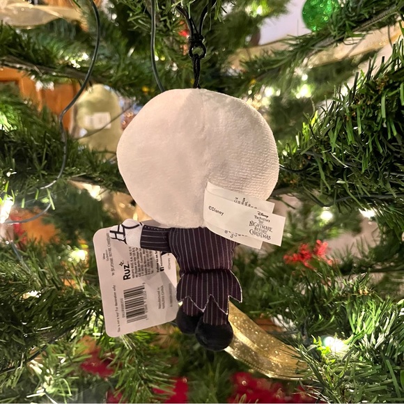 Disney Jack Skellington Plush Clip Nightmare Before Christmas - Picture 2 of 2